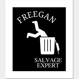 Freegan Salvage Expert Posters and Art